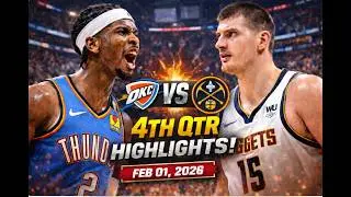 Oklahoma City Thunder vs Denver Nuggets 4th Qtr Highlights Feb 01. 2026 | NBA Today