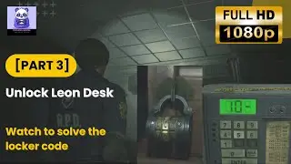 Break the locker code of Leon Desk. Get new mission: FIND 3 MEDALLIONS | RESIDENT EVIL 2 | [Part 3]