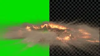 FREE Shockwave Particles Explosion Green Screen