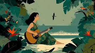 Can&ccedil;&otilde;es Tropicais &agrave; Beira-Mar &ndash; Viol&atilde;o Suave na Praia para Relaxe, Medita&ccedil;&atilde;o e Inspira&ccedil;&atilde;o Natural