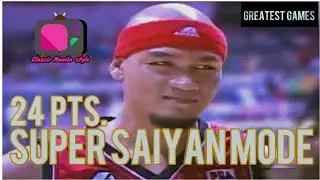 Mark Caguioa highlights | 24 pts. Vs Red Bull playoff mode 2008