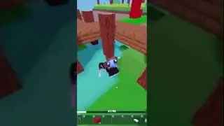 Insane 0 HP Clutch (Roblox Bedwars) #shorts