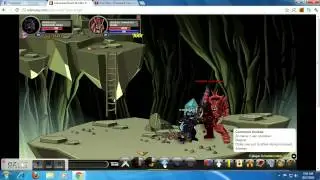 Lv 15 aqw player soloing undead loser with necromancer