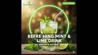 Cool Down & Boost Health | Refreshing Mint & Lime Drink (Health Boost Drink) #HealthyDrink #MintLime