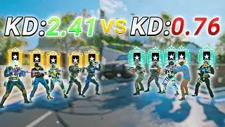 HIGH KD GOLDS VS LOW KD PLATS IN RAINBOW SIX SIEGE