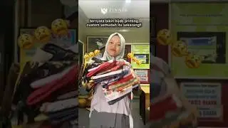 Ternyata bikin hijab printing custom semudah itu sekarang!! #shorts