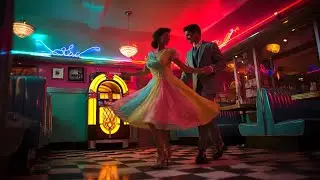 🌙 Vintage 50s Rock &rsquo;n&rsquo; Roll Mix | Jukebox Sounds for Late Night Vibes
