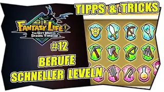 FANTASY LIFE i #12 TIPPS & TRICKS ★ BERUFE SCHNELLER LEVELN ★ Deutsch ★ Tipp Wichtiger H&auml;ndler