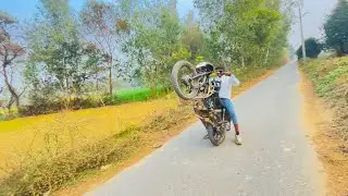 ✅ &ldquo;Splendor Bike का जबरदस्त Balance 😱 | Smooth Wheelie Control&rdquo;