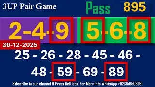 Thai Lottery 3UP Pair &ndash; 30-12-2025 thai lottery  3up first pair formula || #thailotteryvip
