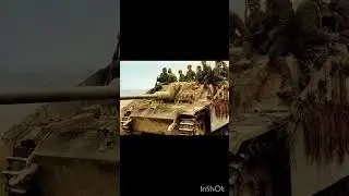 1943  Eastern Front StuG III Assault Gun moving with infantry