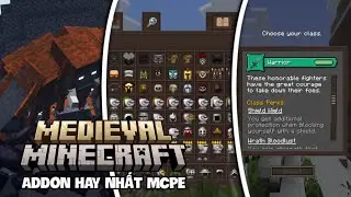 The Best Medieval Minecraft V8 Addon/Mod for Minecraft PE 1.21, with Race Selection and Bosses Si...