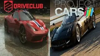 Driveclub Vs. Project CARS - Weather Gameplay Comparison [1080p 60fps]