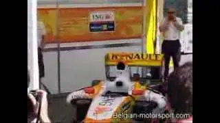 Renault R28 F1 demo at Spa 2009 (incl revving)