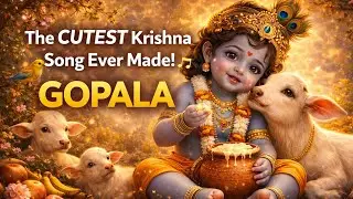 The CUTEST Krishna Song Ever Made! 🐄🎶 GOPALA | Voice of Krishna 