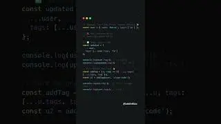 ✨ JavaScript Functional Programming 🚀 Immutable Arrays Done Right #javascript #shorts #coding