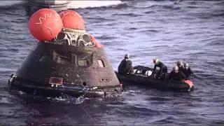 Navy Divers Recover NASA Orion Crew Module