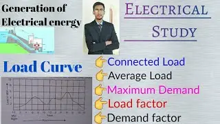 Generation of Electrical energy ( Load Curve ) , Maximum load / Average Demand / Average load