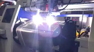 aluminum fuel tank welding machinde debugging with aotai TIG source