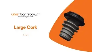Secure bottle openings with LARGE CORK | &Uuml;berbartools&trade; for BARTENDERS