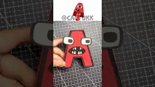 I made Sprunki OC A (from Alphabet Lore) #sprunkioc #papercraft #diy #alphabetlore @cactukk
