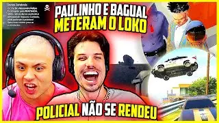 PRATEADA😨 PAULINHO METEU O LOKO CONTRA O TEMOR E BAGUAL SE VING0U DA POLICIA NA CAPITAL CITY GTA RP