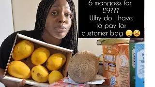 LIVING IN THE UK; GROCERY SHOPPING UNDER &pound;100. #newcastle #asdahaul #shoppinghaul #groceryhaul