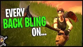 Every Back Bling on a DEFAULT - Fortnite Cosmetics