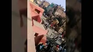 Sri Ganganagar news श्रीगंगानगर जवाहर नगर थाना मे सैकड़ों लोग घुसे।