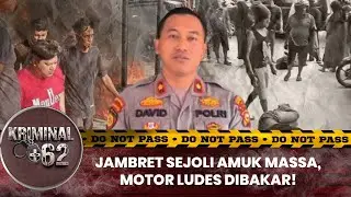 NEKAT! Sejoli Jambret di Pekanbaru Tabrak Pegawai Bank Hingga Tewas, Motor Dibakar Massa!