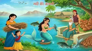 नदी की जलपरी | रहस्यमयी प्रेम कहानी | Hindi Moral Story | 2D Animation
