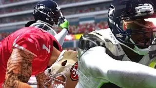 Madden 15 Career Mode Gameplay S3 - 49ers Pushing Hawks to the Limit - 1st Loss for LOB?