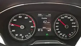 Seat Ibiza 2017 1.0 TSI 95hp - 3. брзина, потрошња при 80km/h (темпомат)