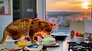 Cat & Cake 🎂😻