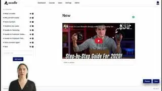 How to manage courses and lessons - Acadle