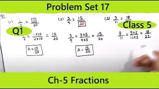 Class 5 Math / Fractions / Problem Set 17 / Problem Set 17  Q1 / Standard 5th  / Maharashtra State