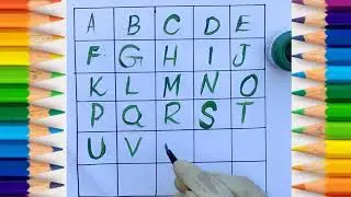 how to write abc for kids - complete ABC - alphabet song - abc