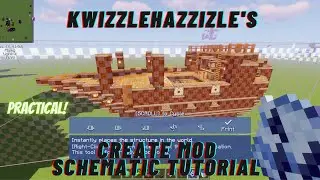Create Mod  .NBT Schematic Tutorial - How to import and export builds in your world.