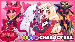 Drawing HAZBIN HOTEL LGBTQ+ Characters
