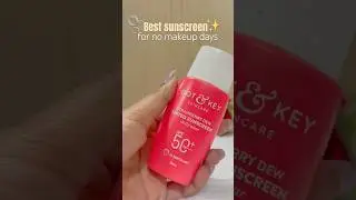 Dot & Key Tinted Sunscreen🫧 #trending #ytshorts #beauty #makeup #viralvideo #sunscreen #review