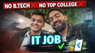 No BTech, No Top College, Still Cracked an IT Job | 2024 BCA Graduate Real Story