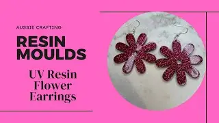 Super Quick Super Cute UV resin earrings #quickcraft #resin