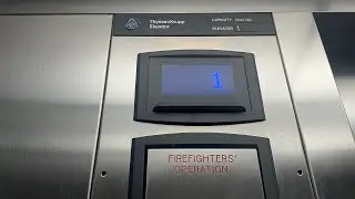 ThyssenKrupp Endura MRL Hydraulic Elevator | Wine Bar George | Disney Springs | Lake Buena Vista, FL