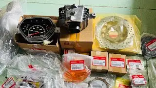 Lòng bạc pitong, đĩa, bố thắng, 3 càng lá bố nồi Wave thái 110 new zin #wave #thai 