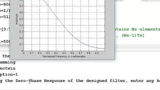 FIR-Filter designing Matlab code