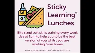 Sticky Learning &reg; Lunches: Annoyed by the Tasks on Your To-Do List that You Just Keep Putting off P3