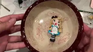 Disney Alice in Wonderland - Polymer Clay Doll - Clay Art - Clay Artist
