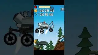 risky jump hill climb racing #shorts #youtubeshorts #shortsfeed