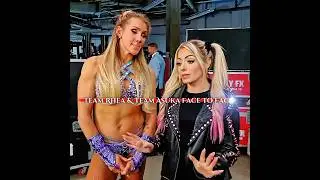 Team Rhea Ripley & Team Asuka Face To Face 😈👀 WWE shorts Edits! #wwe #rhearipley #teamrhea #asuka