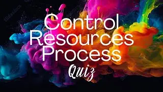 CONTROL RESOURCES Process | QUIZ | PMBOK | PMP